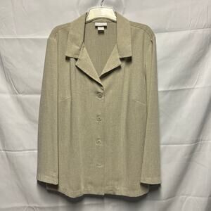 Jaclyn Smith Classic Vintage Women's Blazer/Shacket Size 24 Button Front